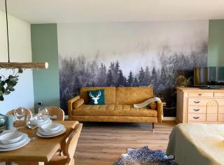 Lindners Hideaways - Bergnest Lodge - Bergblick Fewo 6 Pers Balkon Garten Hund Ski Unterkunft Luftkurort Oberreute nähe Buchenegger Wasserfälle Eistobel Bodensee - Oberreute - 0