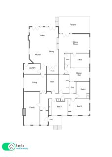 Benview Cottage, 3 Large Living Areas, Sleeps 8, CBD - Orange - 5