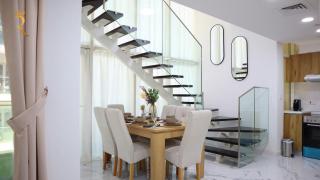 Meadow 3BR Transit Modern Duplex Masdar City - 7