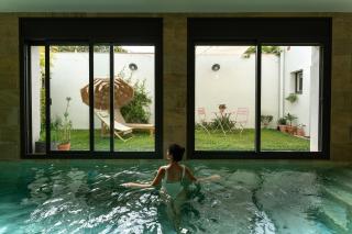 Loft con piscina climatizada de agua salada y parking en el centro de Figueres - Figueres - 6