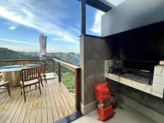 Cabana na montanha com Ofurô ao ar livre, churrasqueira, trilha com cascata e Starlink - 1