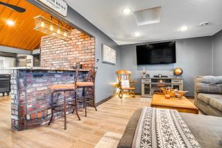 Fire Pit and Dock Lakefront Cabin in Zimmerman! - 5