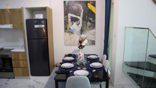 Noir Haven Bold 2BR Duplex in Oasis - Chic Retreat Near Masdar Park & City Centre - 1