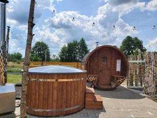 Drewniany Zakątek z sauną i jacuzzi - Jadów - 7