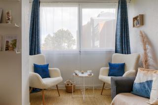 Le Coquillage Bleu, charmant 2 pièces, proche plages et commerces - Cabourg - 8