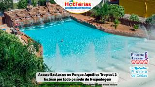 Flat Enseada em Caldas Novas, incluso Parque Aquático com Água Termal e Roupa de Cama, Parcele em até 6x - HotFérias - Caldas Novas - 9