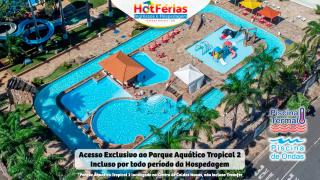 Flat Enseada em Caldas Novas, incluso Parque Aquático com Água Termal e Roupa de Cama, Parcele em até 6x - HotFérias - 8