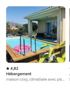 maison cosy climatisée avec piscine et jardin - Calenzana - 0
