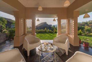 SaffronStays Caramelo - a private heated swimming pool villa with Jacuzzi nestled amidst beautiful landscaping and gardens in Lavasa - Lavasa - 8