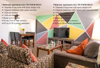 1 or 3 Bedroom Apartment with Full Kitchen - Page - 9