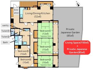 Zen garden House, Spacious 150sqm 5BR, Direct to Shibuya - 7