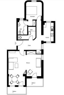 Meerblick-Ferienwohnung - Villa Bertha s Heim - Sassnitz - 7