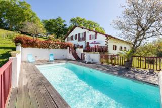 L'Errekaldea - Vue montagne et piscine privée - Masparraute - 0