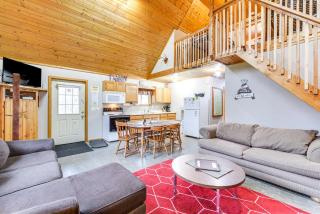 Cozy Birchwood Retreat on UTV Trail with Hot Tub! - 1