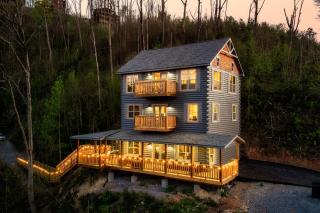 Mountainscape - Brand New Cabin w Views - HotTub - FireTable - PS5 - PoolTable - 3 Pools - Gatlinburg - 7