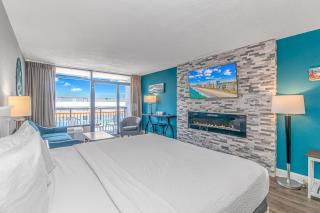 Immaculate! LED Fireplace - Renovated King Suite - Sleeps 4! - Landmark Resort 1508 - Myrtle Beach - 0