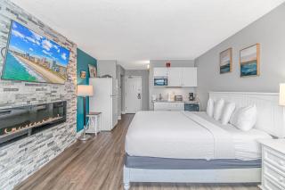 Immaculate! LED Fireplace - Renovated King Suite - Sleeps 4! - Landmark Resort 1508 - Myrtle Beach - 5