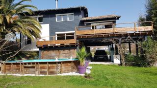 villa bois sur pilotis avec vue sur forêt - Tarnos - 9