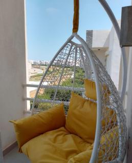 Chalet 2 BDs 2 BRs at Second Floor for rent at Amwaj Sidi Abdelrahman for families ONLY and NOT Including Gate and Beach Pass fees - 1