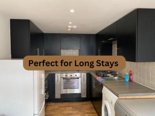 25 PERCENT OFF Monthly Stays 2Bed Serviced Apartment London Business & Family Guests Free WIFI & NETFLIX Sleeps 4! - Woolwich - 8