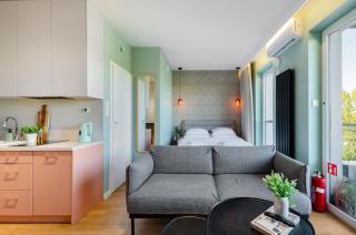 Queen Size Bed - Apartament obok Manufaktury w centrum Łodzi - Parking gratis!!! - Łódź - 7