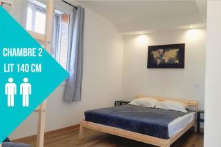 Chaleureux T3 (Proche rempart) - 2 Chambres - WIFI - Avignone - 4