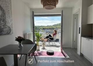 Buddha Apartment - stadtnah, Balkon, Parkplatz, E-Ladestation für Autos & Fahrräder, Fitnessstudio - Coblença - 8