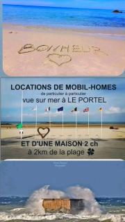CHEZ ISA - Mobil home 2 ch - vue direct sur mer - 6