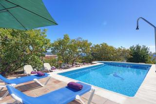 The Strawberry Villa private pool garden views - 8
