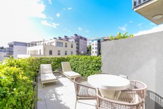 Beachfront apartment with private garage and amazing balcony with seaview - 0