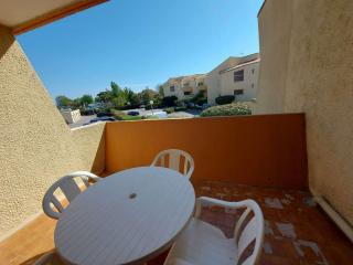 Appartement 2 pièces 4 pers avec terrasse, parking privé et accès direct plage à Marseillan - FR-1-326-791 - 1
