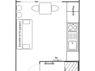 Studio rénové au pied des pistes, exposé sud avec balcon et Wi-Fi, proche commerces et ESF - FR-1-182-167 - Méribel - 4