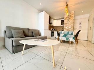 Villa D'Este - Apt 4 prs - clim - 300m plage - piscine-parking en option - Juan-les-Pins - 5