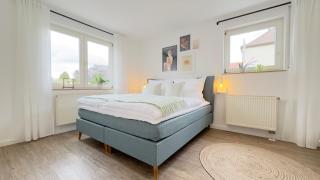 Fewo AM PARK - 4P, Boxspringbett, Balkon, SmartTV, Gesundbrunnen, familienfreundlich - Halle an der Saale - 6