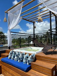 Casa com Jacuzzi e vista para o Mar em Milagres - 9