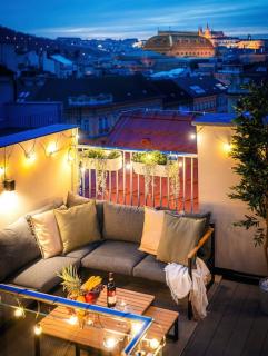 3BR AC Heaven of Harmony LUXPenthouse Theater view - Prague - 5