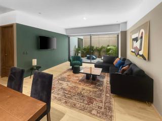 23Gh3 2BR 2BATHS PRIVATE PATIO - PRIME ROMA NORTE - Città del Messico - 9