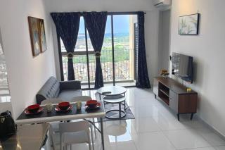 Sky Trees High Floor 2 Guests Living Room Balcony Nflix Disney Plus B22A - Johor Bahru - 0
