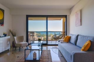 1-Br apartment calm sea view pool and parking garage - Cannes - 9