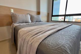 Smart Stay 1103 na praia de Ponta Verde - Piscina - Academia - Ar na Sala - Coworking - A 200m da praia - Maceió - 2