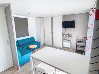 Mobil-Home Grand Confort 4 Pers. à 200m de la plage avec piscine chauffée et parking - FR-1-361A-15 - Jullouville-les-Pins - 7