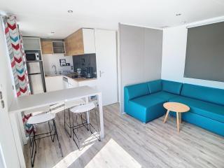 Mobil-home Grand Confort 4 pers, 2 ch, piscine chauffée à 200m de la plage - FR-1-361A-65 - Jullouville-les-Pins - 8