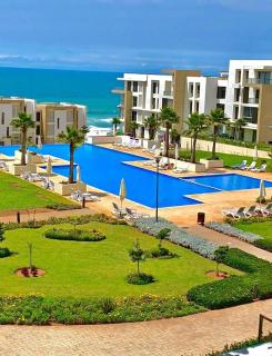 Prestigia plage des nations F3 suite parentale, chambre 2 lits, salon séjour terrasse, 2 salle de bain - Sidi Bouqnadel - 9