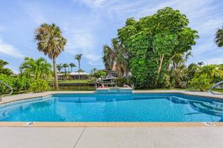 Gulf Access, Dock, Fish Station, Kayaks, Heated Pool - Villa Palm Tree Paradise - Roelens - Cape Coral - 0