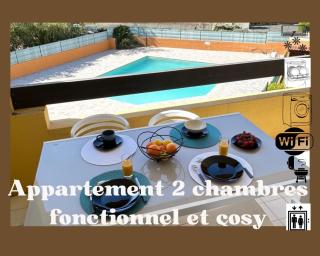 CAP AU CAP - T3 avec Clim WIFI Vue piscine proximité plage Richelieu - 0