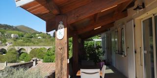 Gîtes de Neyrac, appartement Violette - piscine, rivière à 100 m, vue sur les collines - Meyras - 1