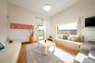 Luxury Crete Villa Villa Stella Maris Beautiful Landscaped Views & Private Heated Pool Bbq 2 Bedrooms Mylopotamos - 2