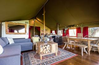 Safari Tent 1 With Log Burning Tub At Tapnell Farm - Yarmouth - 7