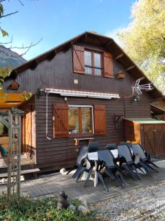 Charmant chalet en bois 5 pers proximité Ubaye vue féérique - Jausiers - 0