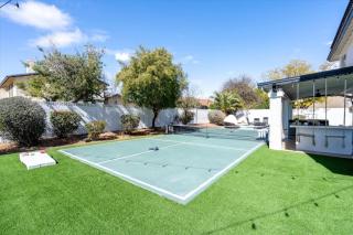Pickle Ball, Pool, Outdoor Bar with Swings, Games, Bocce - 8